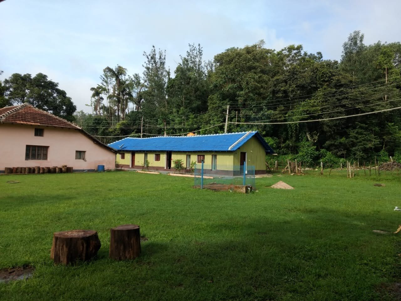 Estate outbuildings and labour lines, Chikkamagaluru